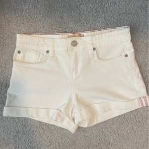 Sanctuary white jean shorts size 26